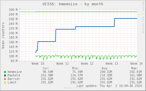 VE556: kmemsize